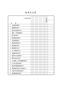 相互评价表模板