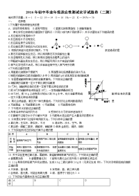 郑州市中考化学二测