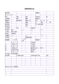 招聘求职登记表