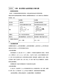 2014高考物理一轮复习总教案124 振动图像与波的图像及多解问题