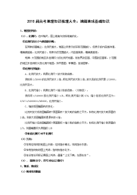 地理高考知识梳理大全地图地球基础知识8