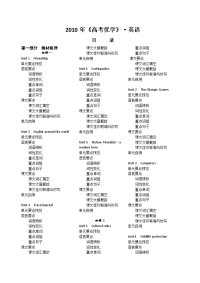 英语直击之高考优学教材梳理——Unit3Computers必修2
