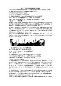 高考一轮复习地表形态的塑造专题训练