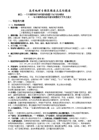 高考地理专题答题要点总结精要1等值线转载