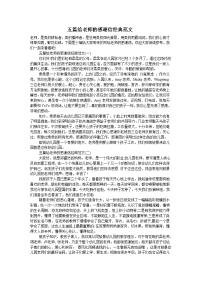 五篇给老师的感谢信经典范文