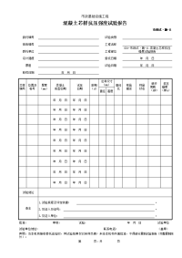 混凝土芯样抗压强度试验报告