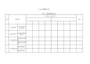 产品一致性检查计划