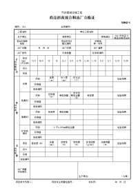 商品沥青混合料出厂合格证