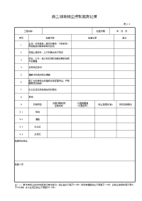 施工现场扬尘控制监测记录