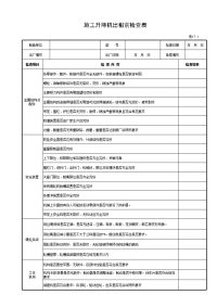 施工升降机出租前检查表