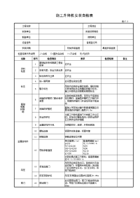 施工升降机安装自检表