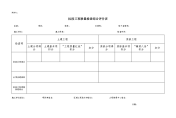 标段工程质量检查综合评分表