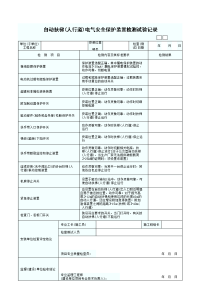 自动扶梯电气安全保护装置检测试验