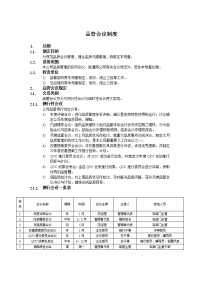 品管会议制度