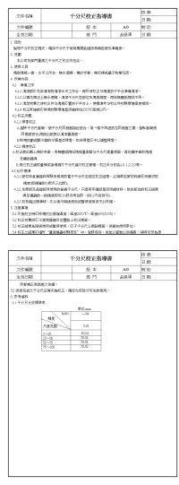 千分尺校正指導書