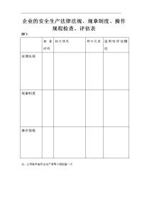 安全生产文件档案管理制度