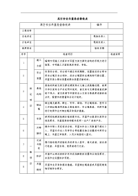 高空作业吊篮检查验收表