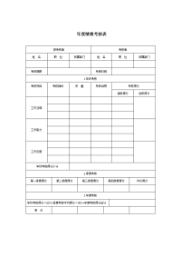 2-员工（通用））绩效考核表