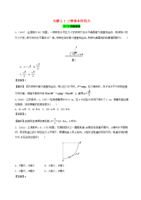 【物理】2018届一轮复习人教版2-1三种基本作用力学案