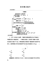 【物理】2018年秋东方思维高三物理第一轮复习课时跟踪练：章末整合提升5机械能