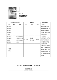 【物理】2019届一轮复习苏教版第九章第1讲电磁感应现象　楞次定律学案