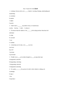 【英语】2018-2019学年高一英语牛津译林版必修四同步练习：Unit3Tomorrow’sworld-基础卷