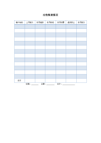 应收账款报表