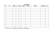 安全设施台账