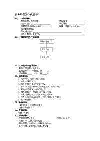 商务助理工作说明书