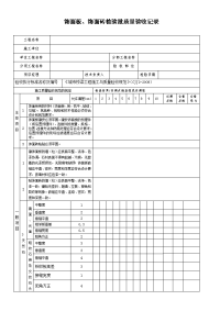 饰面板、饰面砖检验批质量验收记录