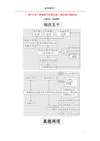 2020届高考物理二轮复习第一部分专题三电场和磁场第10讲带电粒子在组合场复合场中的运动练习含解析