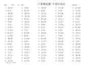 数学口算EXCEL自动出题系统