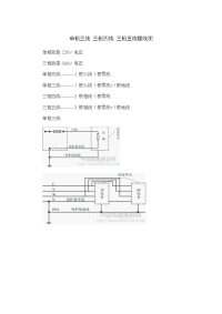 技能培训 单相三线 三相四线 三相五线接线图