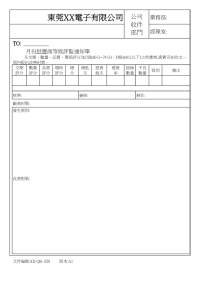 月份供應商等級評監通知單Q