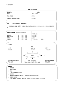 机修工职位说明书