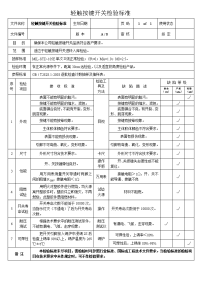 轻触按键开关检验标准