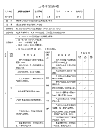 压铸件检验标准