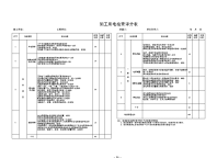 施工用电检查评分表