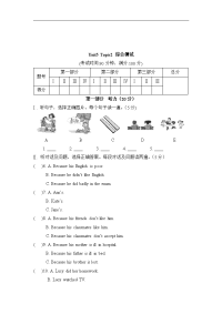 仁爱版英语八年级下册Unit 5 Topic 2单元测试