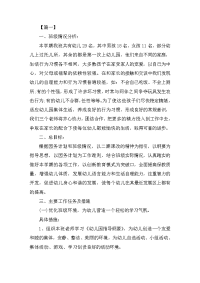 早教老师个人工作计划书