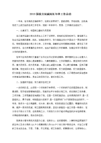2018国税分局副局长年终工作总结