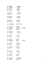 部编版五年级上学期全册多音字汇总