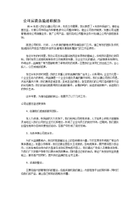 公司运营总监述职报告