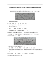 四川省眉山市华兴联谊学校2014届下学期初中九年级期中考试地理试卷