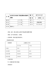 洁净区尘埃粒子数监测标准操作规程