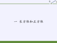 六年级数学上册课件-长方体和正方体8-苏教版(共20张PPT)