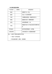 办公室每日清扫安排表