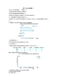 新人教版小学四年级下册数学第八单元《平均数与条形统计图》测试卷有答案