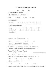 人教版七年级上册数学期末综合复习卷