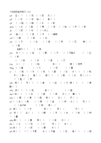 六年级语文同音字练习（三）